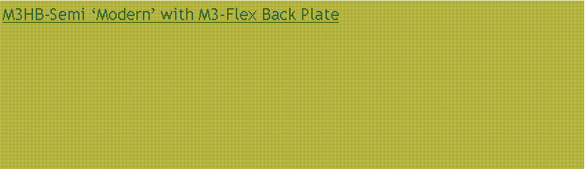 Text Box: M3HB-Semi �Modern� with M3-Flex Back Plate